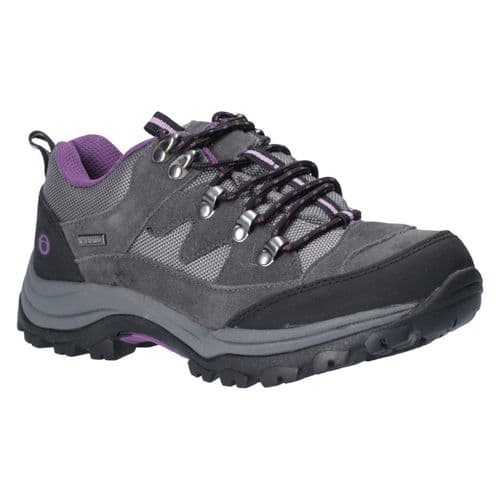 Cotswold Oxerton Low Ladies Hiking Boots Grey / Purple